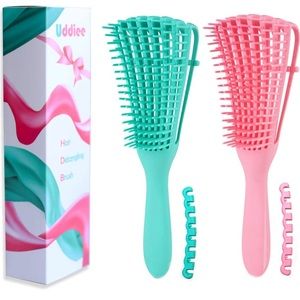 Ez detangling brush for all types of curly hair